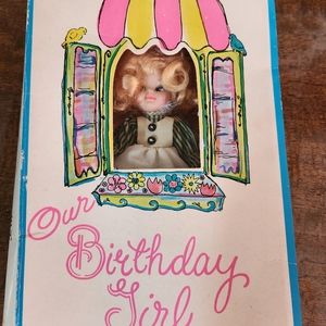 Vintage doll ,our birthday girl,April 1975